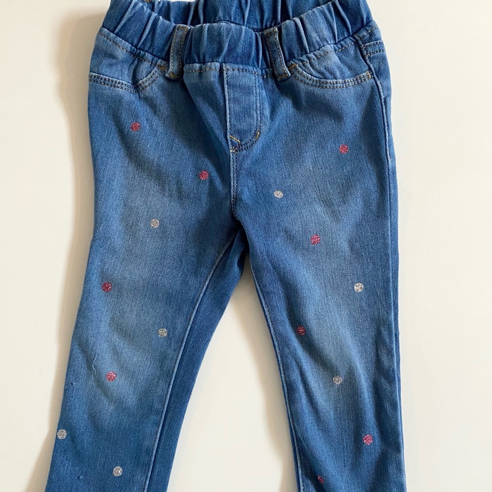 Baby Gap Jeggings Sparkle Dot 2